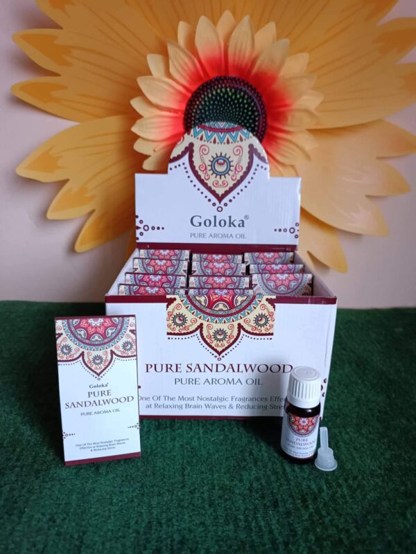 Aceite Goloka Sándalo puro Aromaterapia