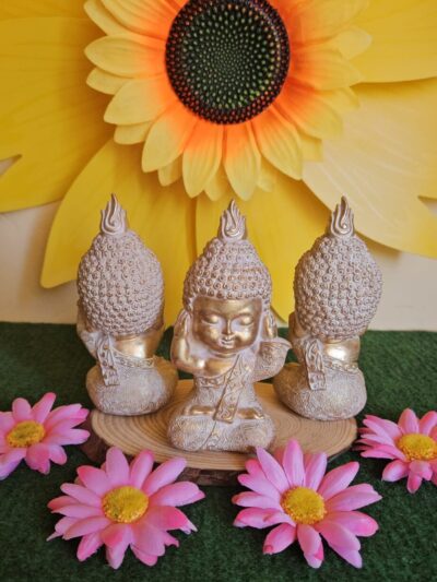 Buda envejecido 3 piezas