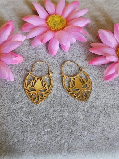 Pendientes flor de loto