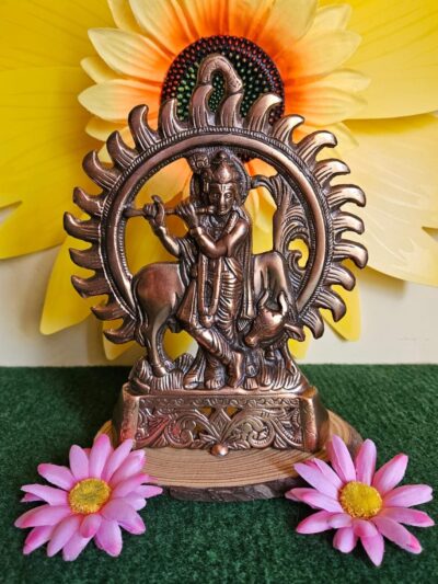 Colgador Krishna color bronce