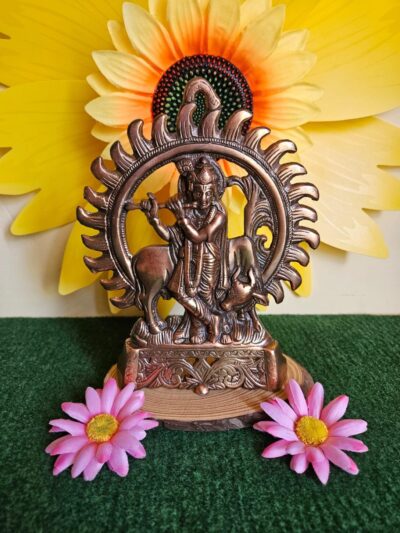 Colgador Krishna color bronce