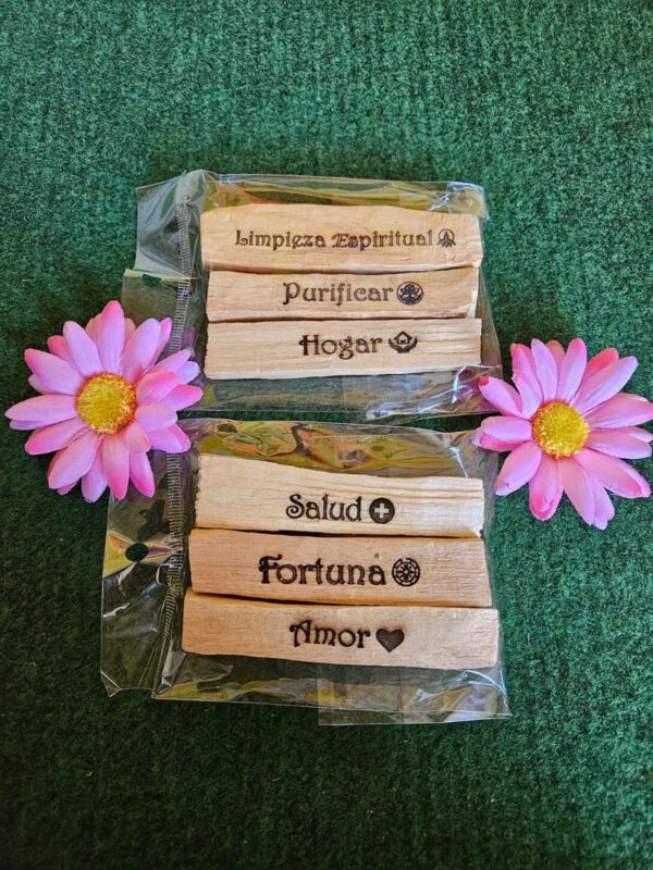 Pack grabado palo santo Aromaterapia