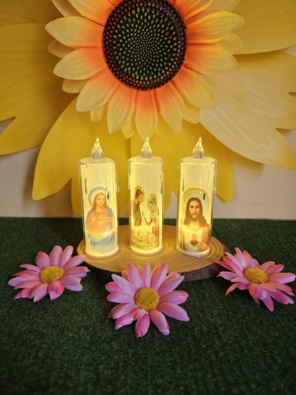 Velas led Ángeles/Dioses y Santos