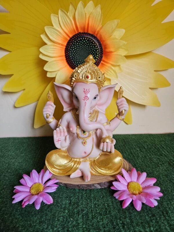 Ganesha Amarilla 20 CM Decoración