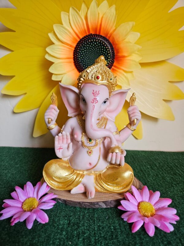 Ganesha Amarilla 20 CM Decoración